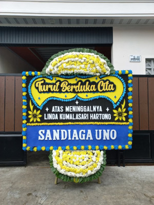 Papan Bunga Duka di Kecandran